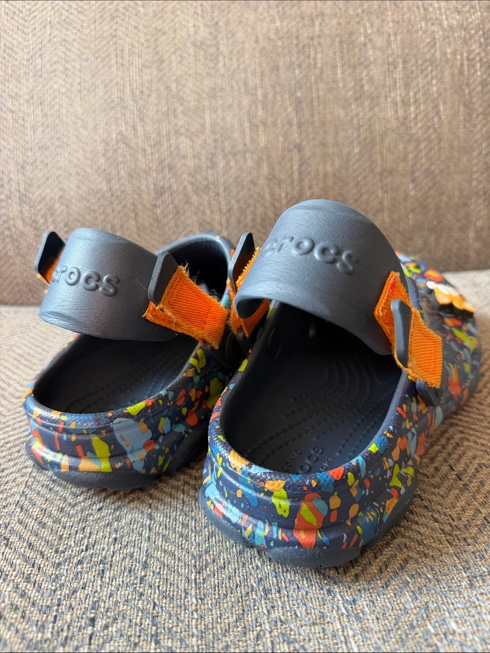 Crocs All Terrain Terrazzo Classic Children Shoes Size: J2 ( Little Boy 2)